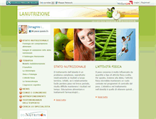 Tablet Screenshot of lanutrizione.it
